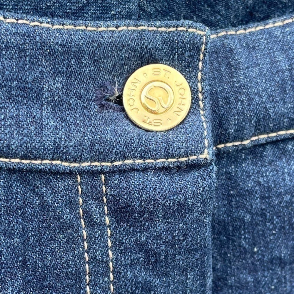 St John Collection Dark Wash Bootcut Jeans Size 6 - Picture 14 of 15